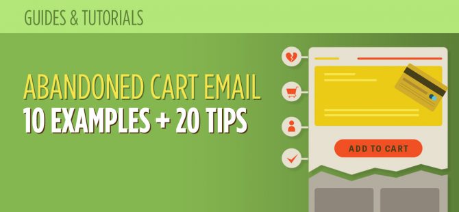 abandoned cart email examples