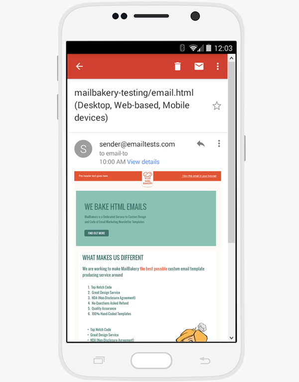 Backgrounds in Gmail App on Android 4.4