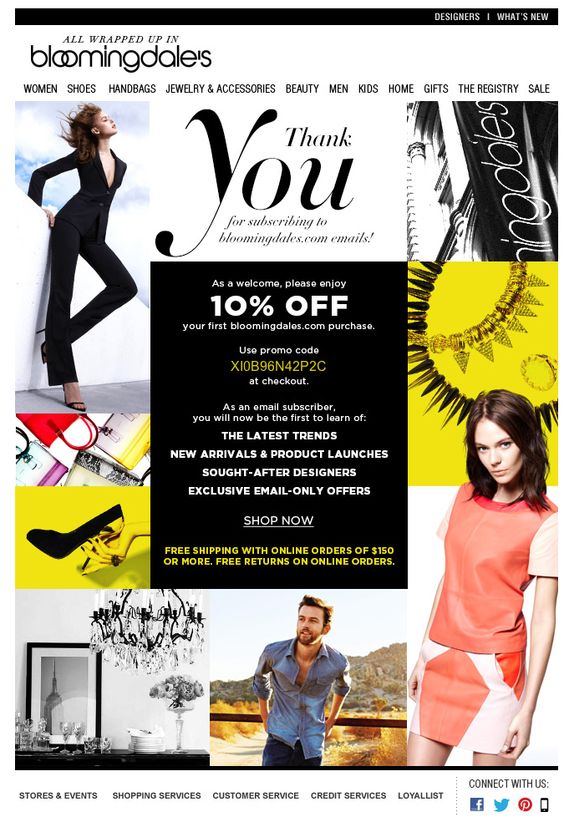 bloomingdales-welcome-email