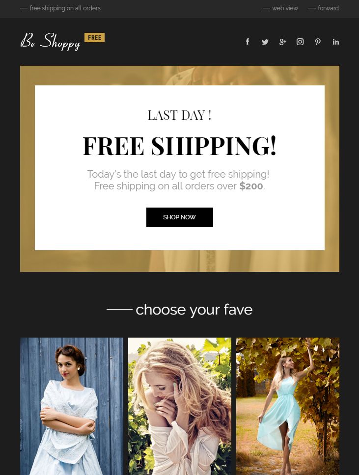 free-ecommerce-html-email-template