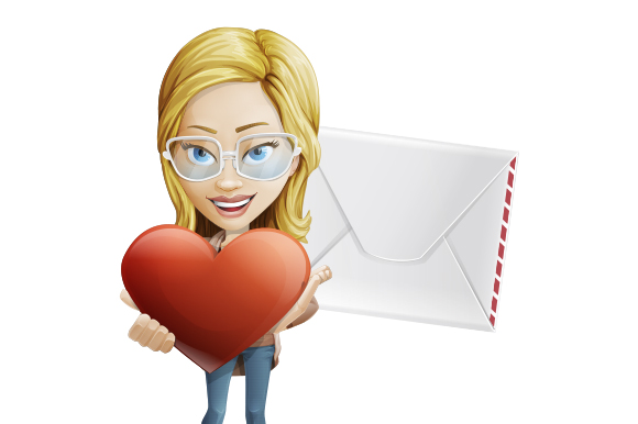 A woman holding a big heart symbolizing the act of personalization in emails - Things Email Marketers Should Do as Businesses Reopen