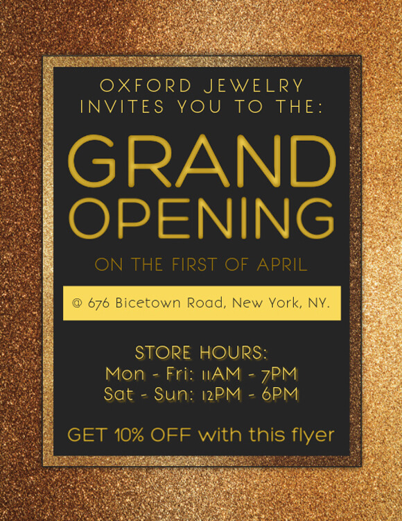 Grand Opening Event Email Examples