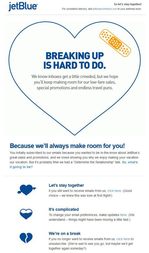 jetblue-email-campaign