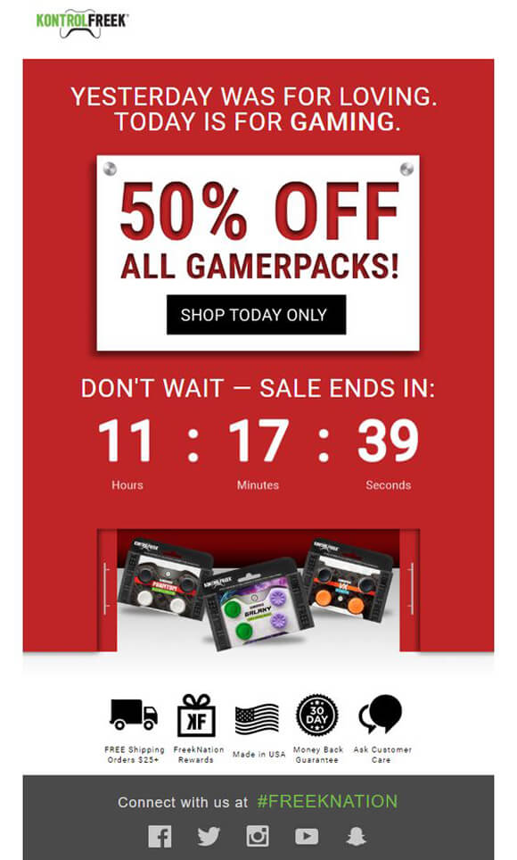 Countdown Sale Email