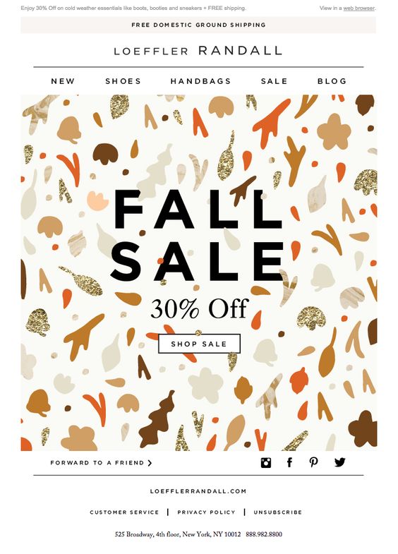 loeffler randall fall sale email