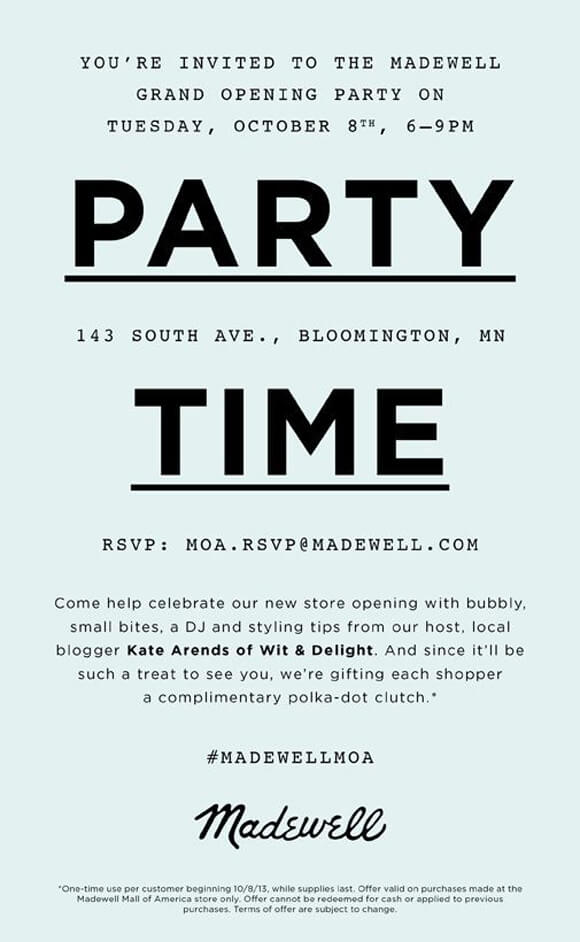  event email examples madewell