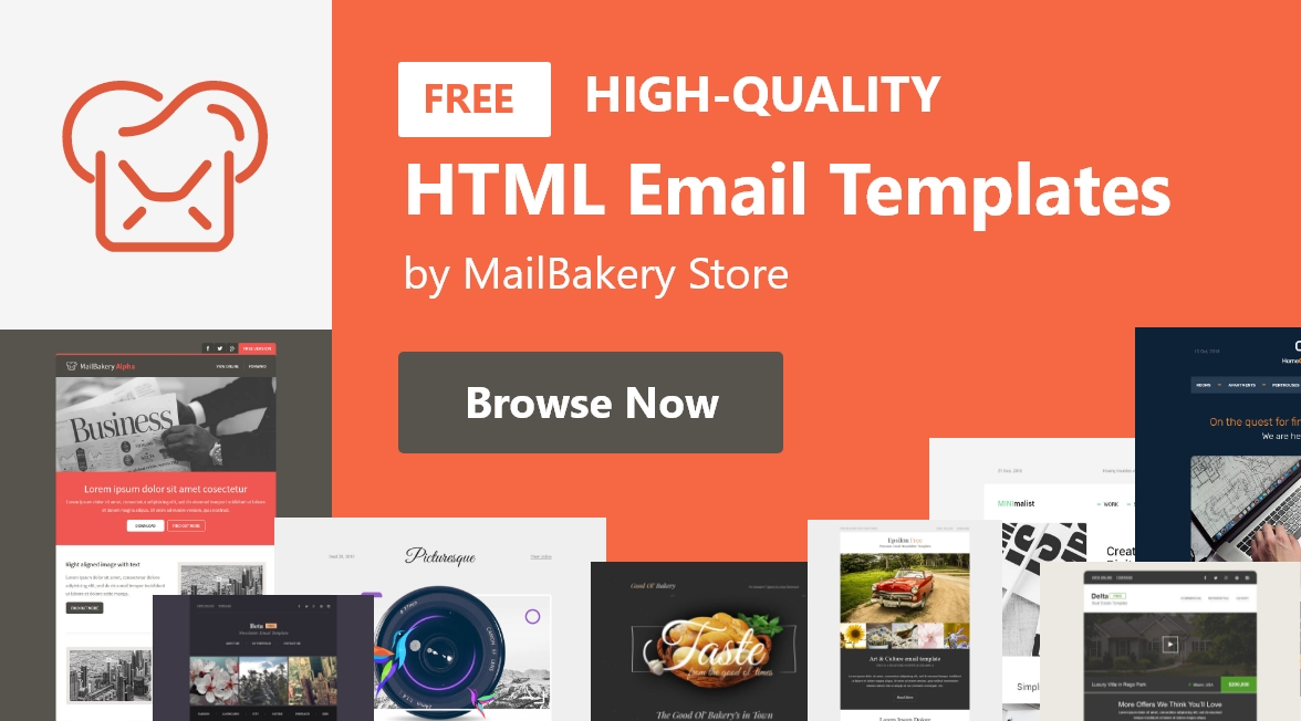 FREE HIGH-QUALITY HTML Email Template by MailBakery Store