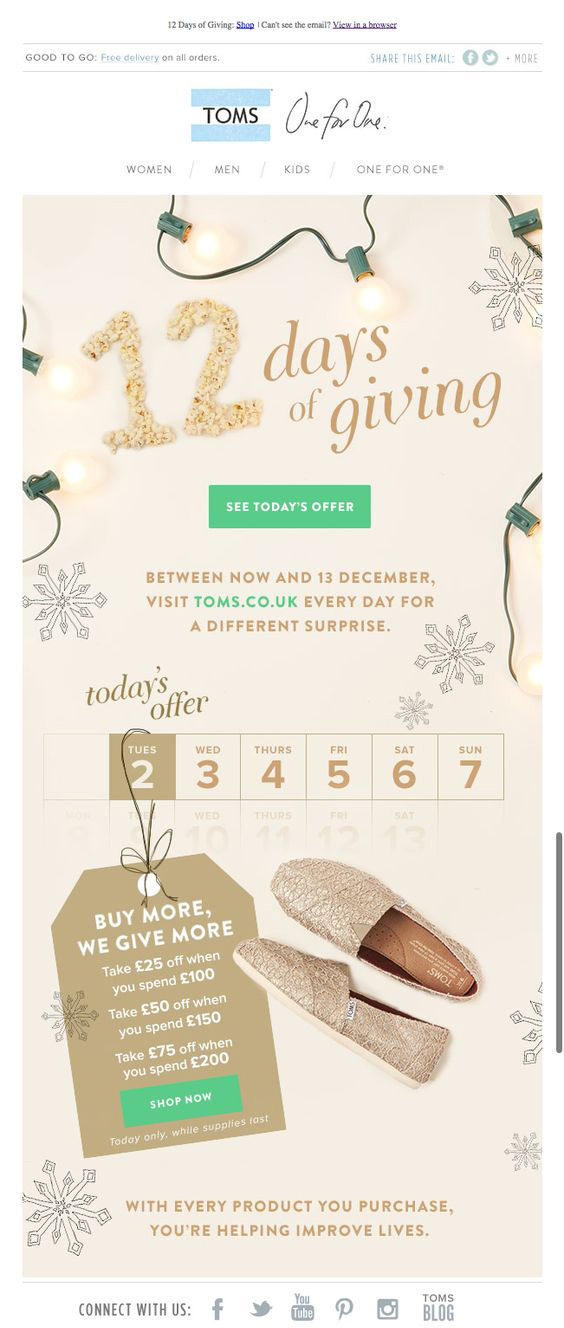 TOMS email December