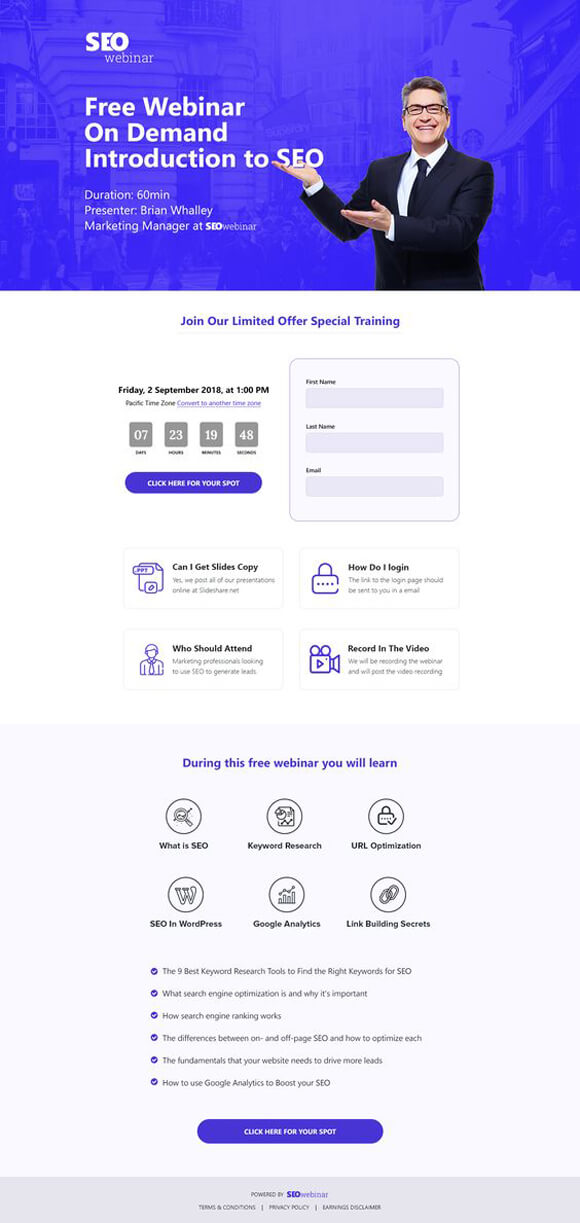 Web From Email Template