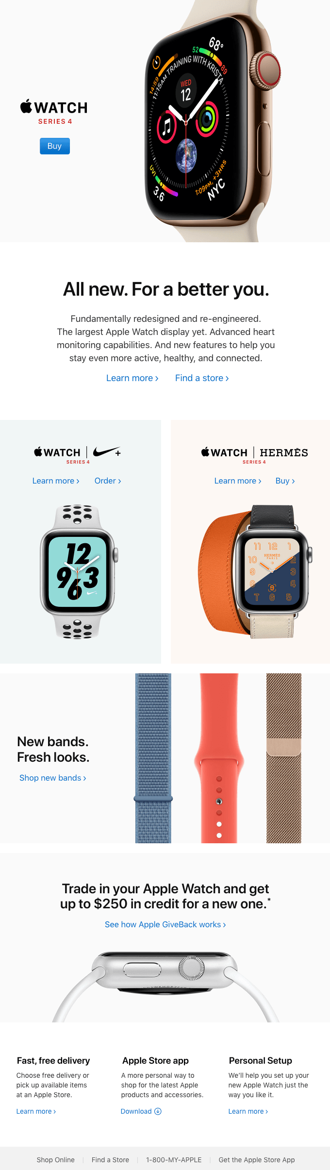 email design trends 2019 apple-watch-series-4-is-here