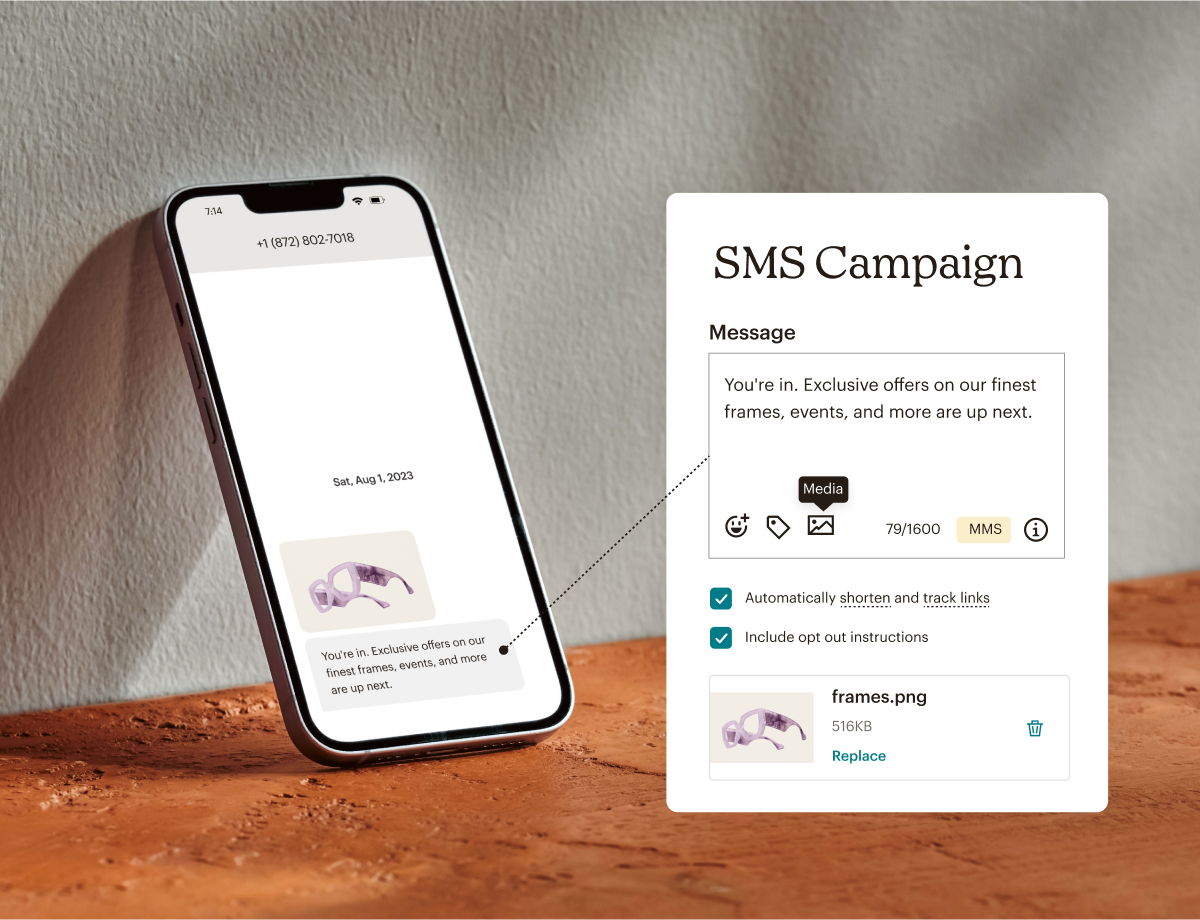 Mailchimp SMS service